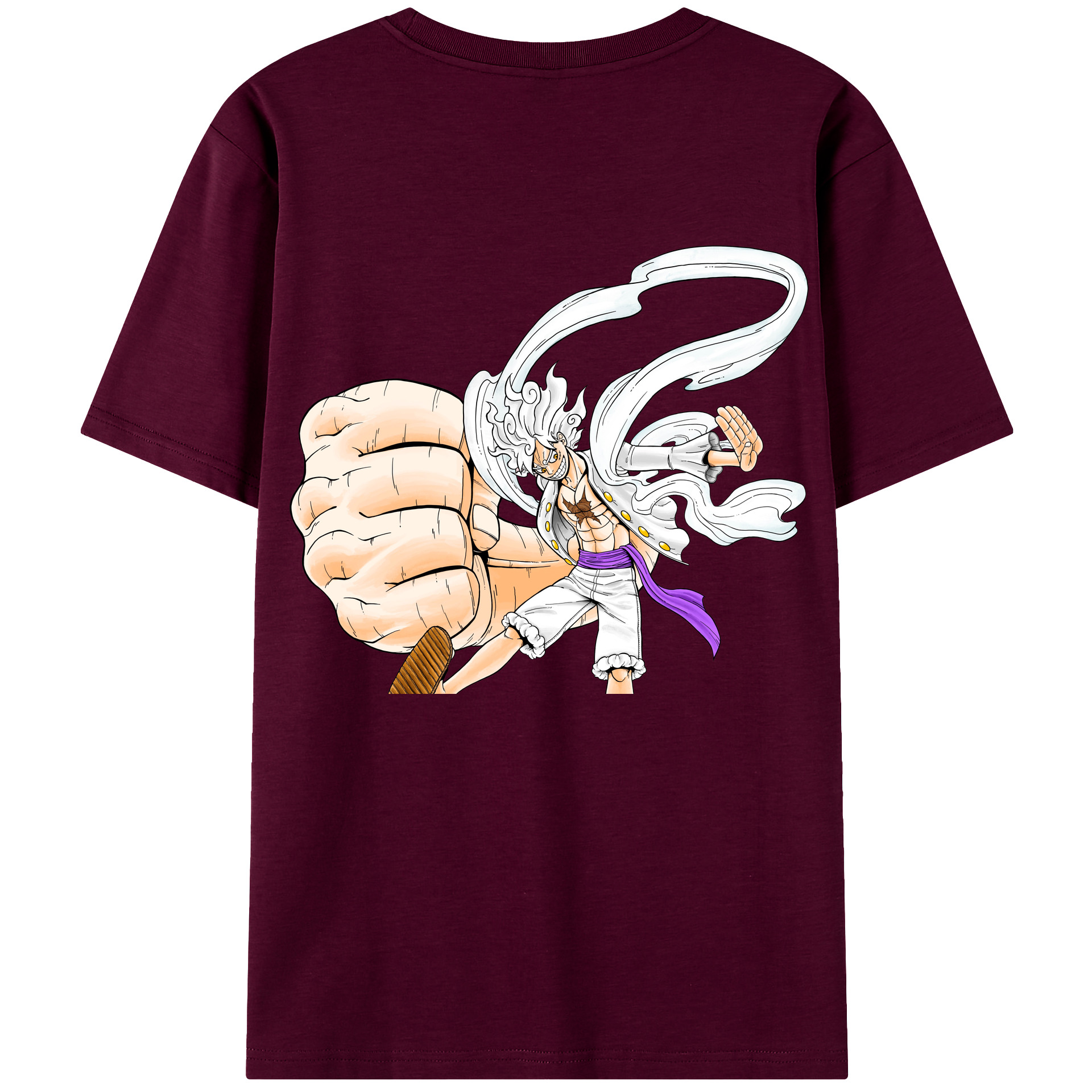 ワンピース モンキー・D・ルフィ ONE PIECE Monkey D. Luffy レディース半袖Tシャツ(バックプリント)